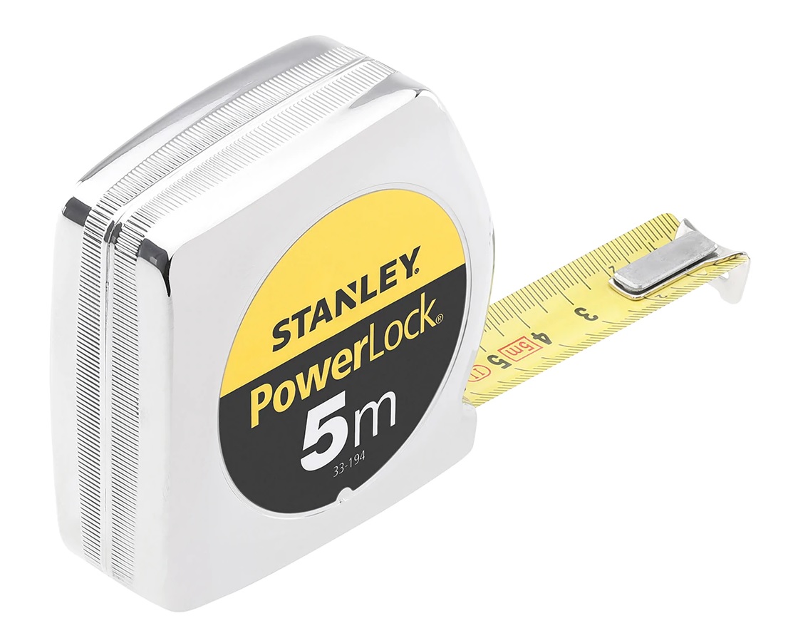 Mètre ruban 5 m x 25 mm 'Powerlock Classic ABS' STANLEY 1-33-195