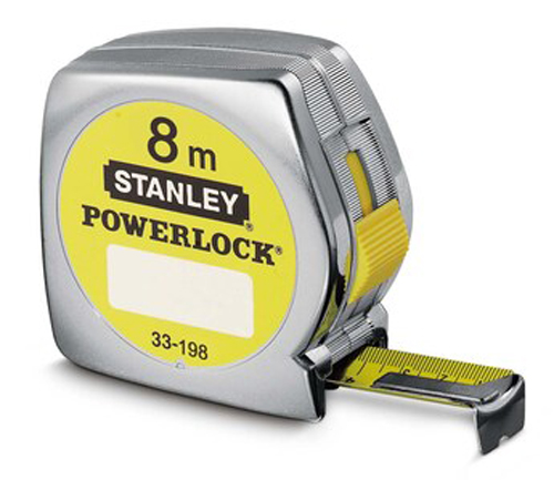 Mètre ruban 8 m x 25 mm 'Powerlock Classic ABS' STANLEY 1-33-198