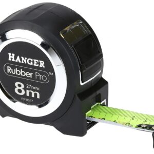 Mètre ruban 8 m x 27 mm 'Rubber Pro' HANGER 100051