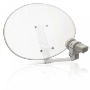 Antenne satellite elliptique acier perforé, METRONIC