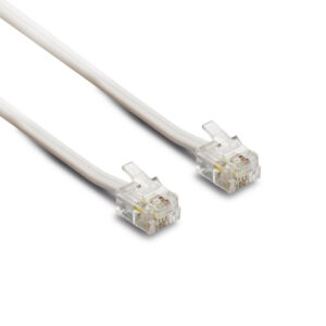 Câble téléphonique RJ11 pour modem, contacts dorés 10 m