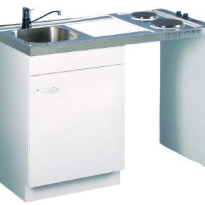 Meuble sous évier lave vaisselle 120 avec jambage AQUARINE 200154