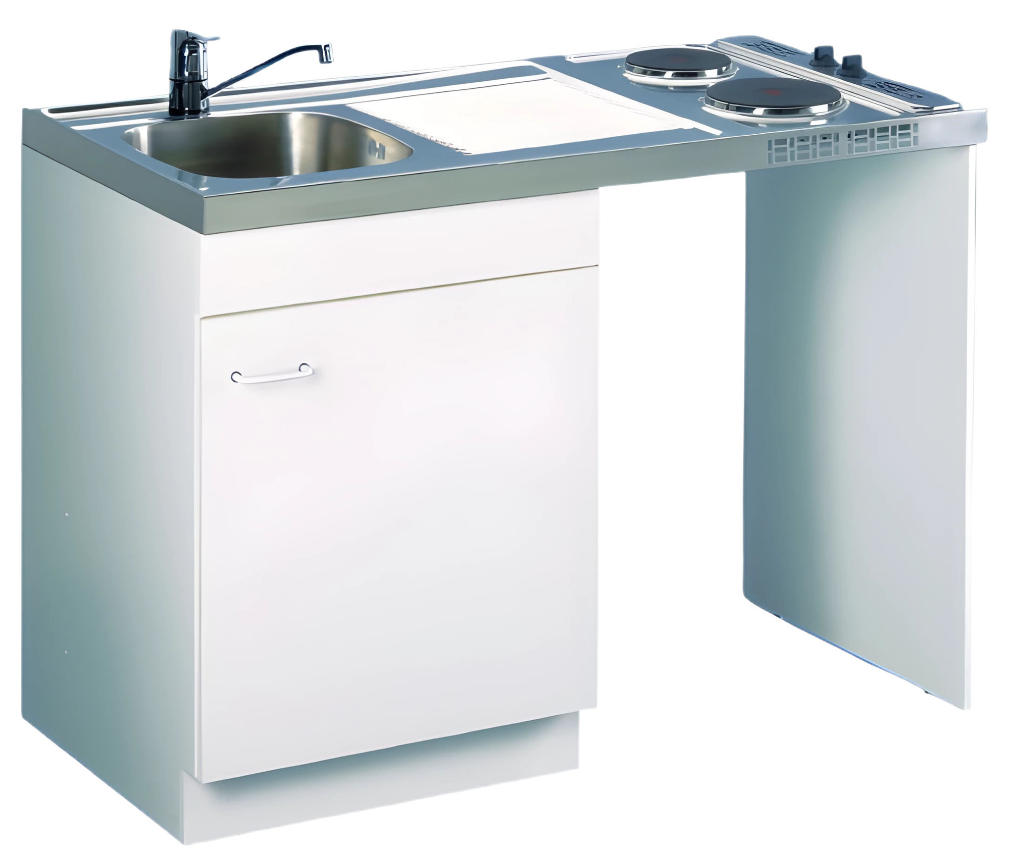 Meuble sous évier lave vaisselle 120 avec jambage AQUARINE 200154