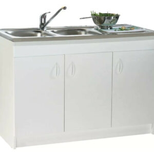 Meuble sous évier SIM'NF 1200 x 600 2 portes NÉOVA S12N02120