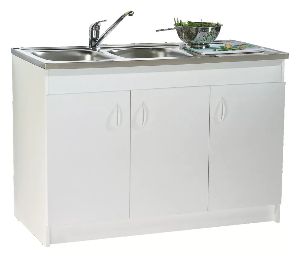 Meuble sous évier SIM'NF 1200 x 600 3 portes NÉOVA S12N03120
