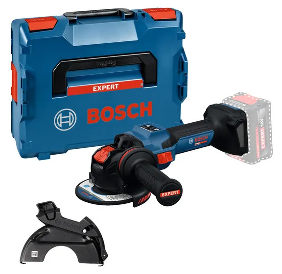 Meuleuse d'angle 18 V EXWX18V-15S X-Lock Biturbo Brushless (sans batterie ni chargeur) + coffret L-BOXX BOSCH 06019M6100