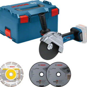 Meuleuse d'angle 18 V GWS 18V-180 P (sans batterie ni chargeur) L-BOXX BOSCH 06019H6L02
