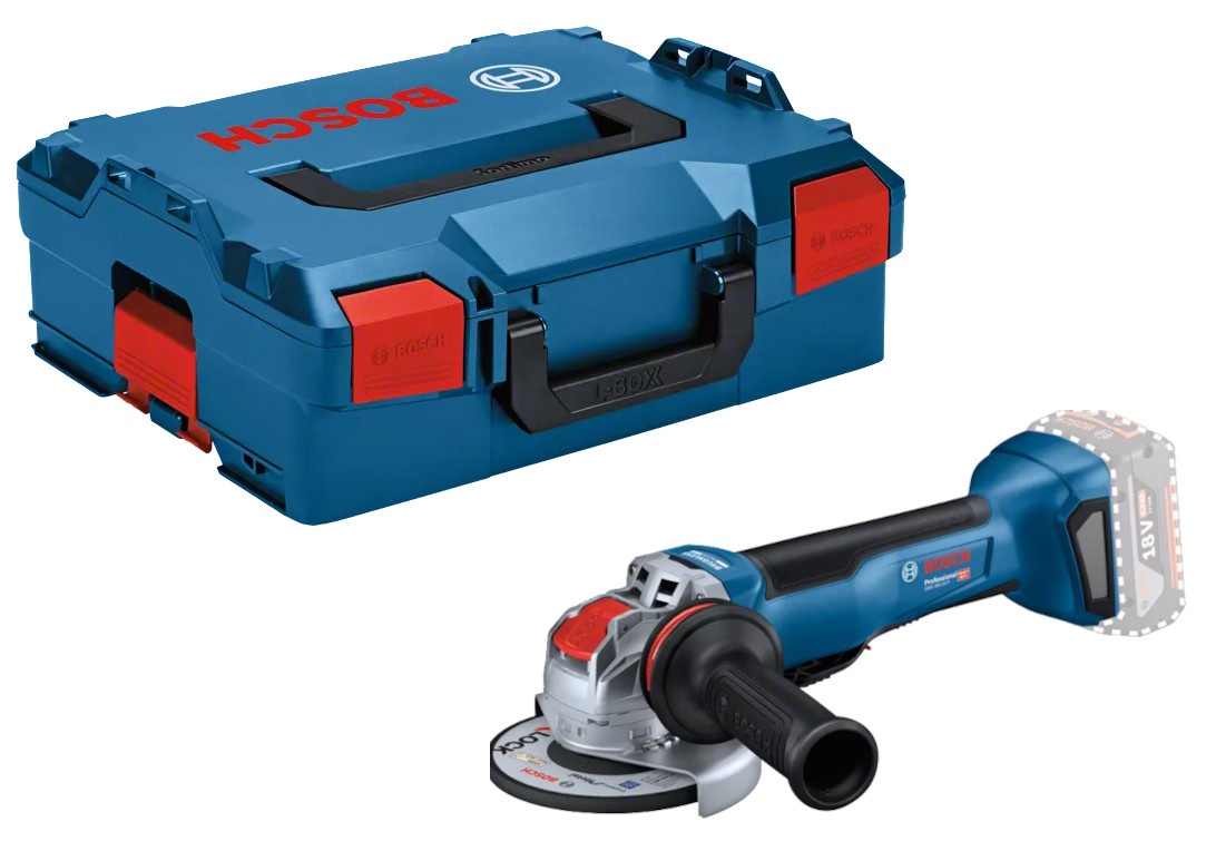 Meuleuse d'angle 18 V GWX 18V-10 P 125 mm (sans batterie ni chargeur) avec L-BOXX BOSCH 06019J4201