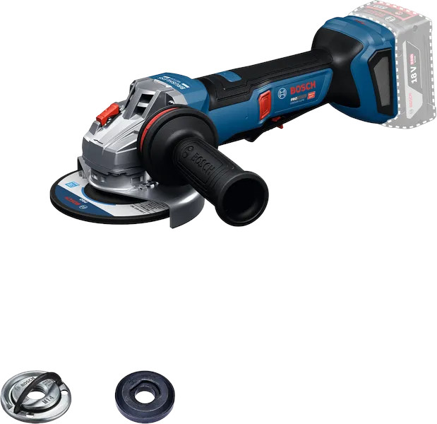 Meuleuse d'angle 18V GWS 18V-11 PS 125 mm (sans batterie ni chargeur) sous carton BOSCH 06019N4300