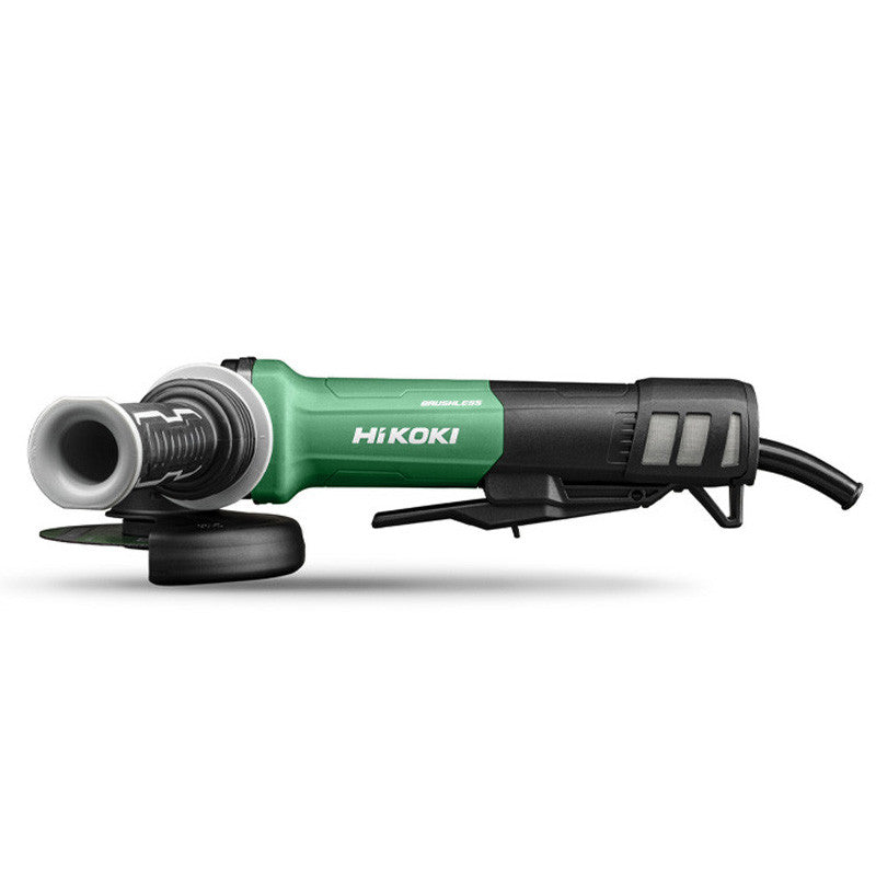 Meuleuse Ø125 Brushless 1320W - HIKOKI - G13BYEQ2WDZ avec interrupteur ‘homme mort’, frein, anti-redémarrage