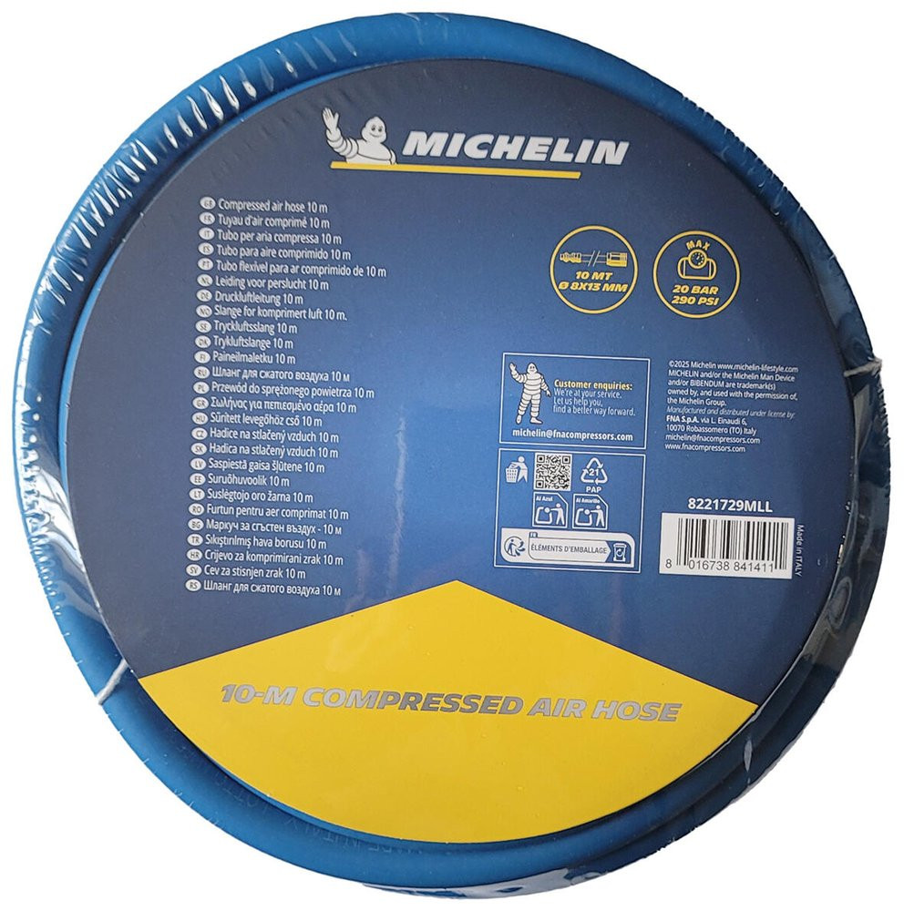 Tuyau pvc 10 mètres, 20 bars, MICHELIN