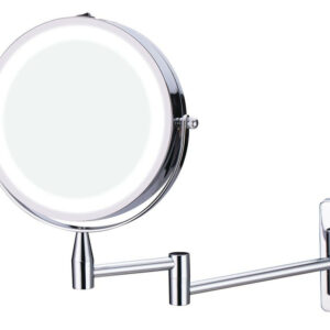 Miroir Grossissant N/A N/A, H.15 X L.15 X P.0.5 Cm, Led Pivotant