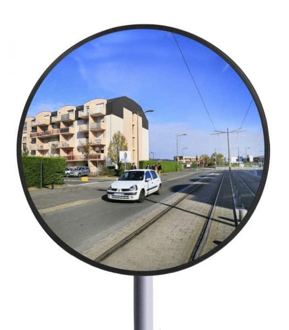 Miroir rond pour surveillance sur voies privées JPAG 600 mm SOCOMIX JPAG607