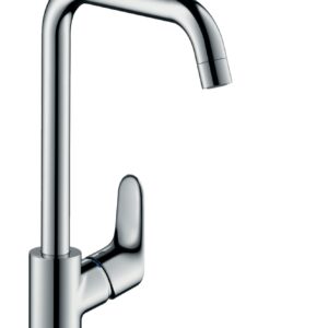 MIT CUISINE FOCUSMitigeur d'evier FOCUS bec orientable chromée HANSGROHE 31820000
