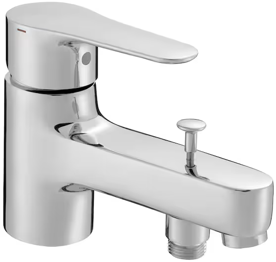 Mitigeur bain-douche JULY 1 trou en métal JACOB DELAFON E16044-4-CP