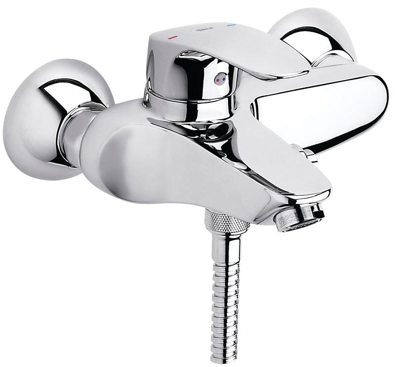 Mitigeur bain-douche mural MONODIN TOP chromé ROCA A5A0307C00