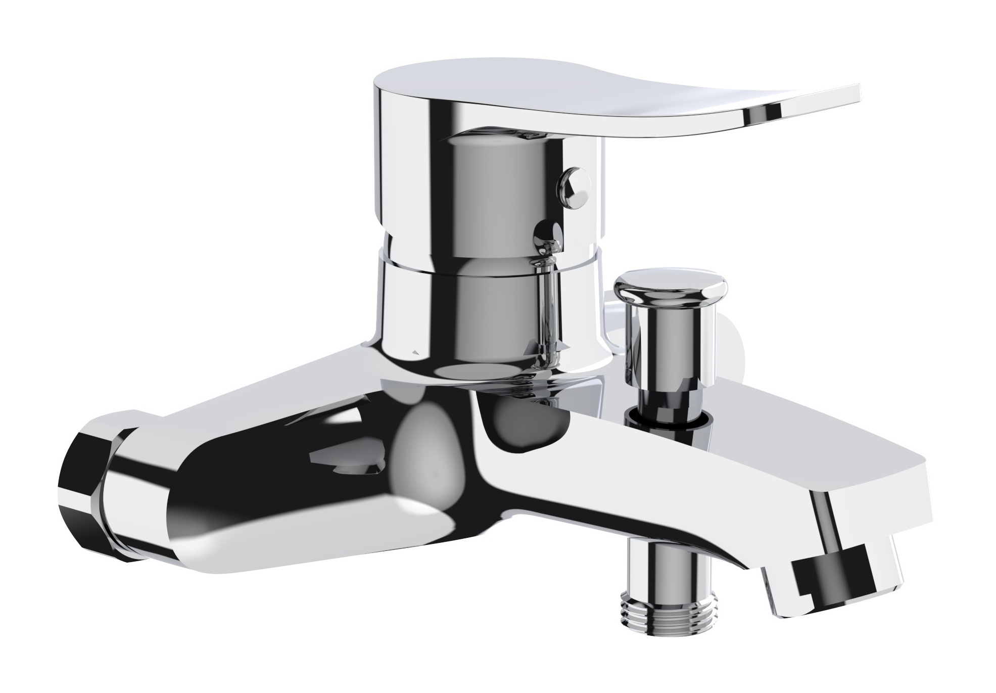 Mitigeur bain-douche Nova+ laiton chromé cartouche C2 GARIS R01-20005CR