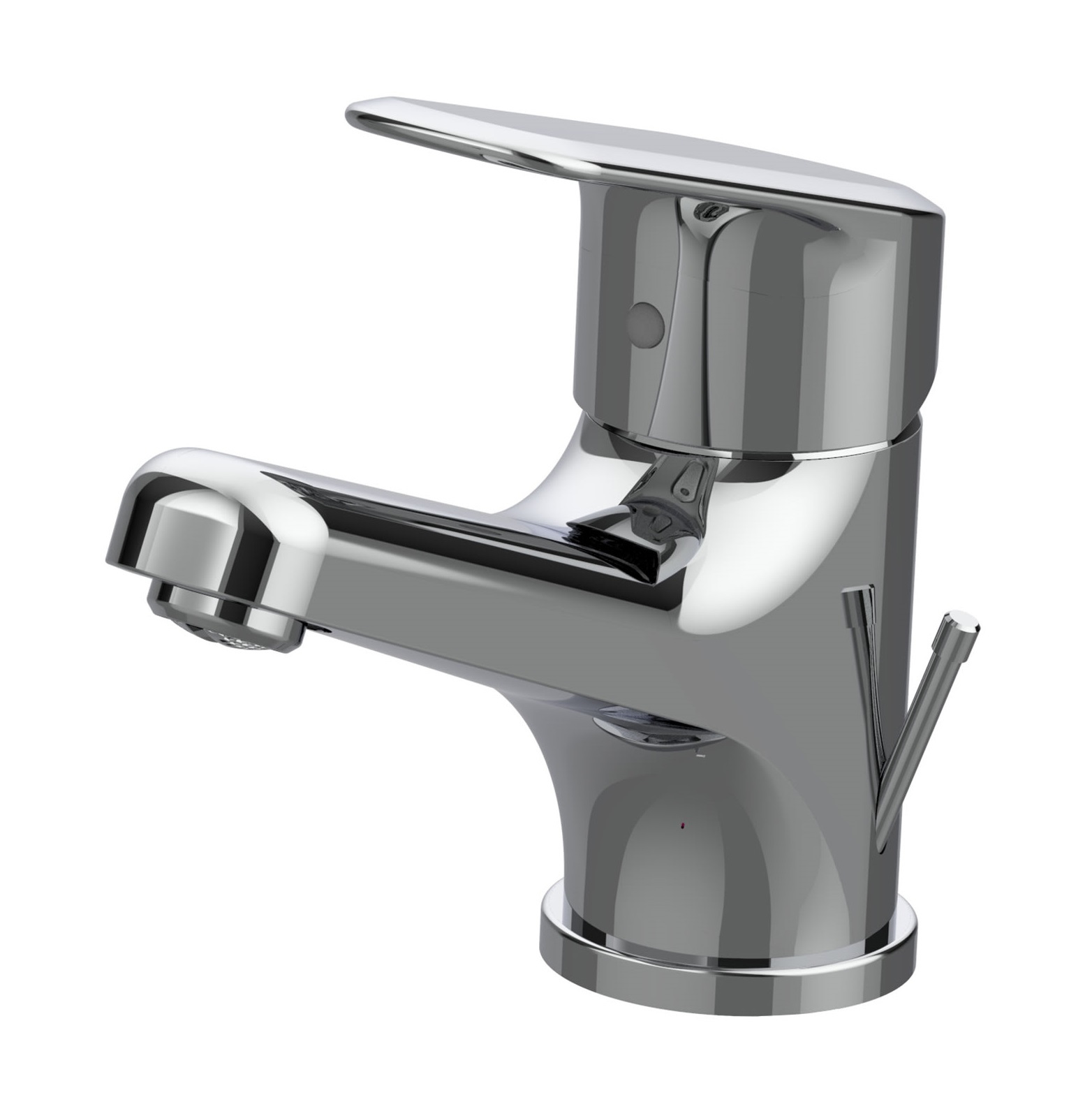 Mitigeur de lavabo monotrou ADELE avec tirette latérale ROCA A5A3C87C00