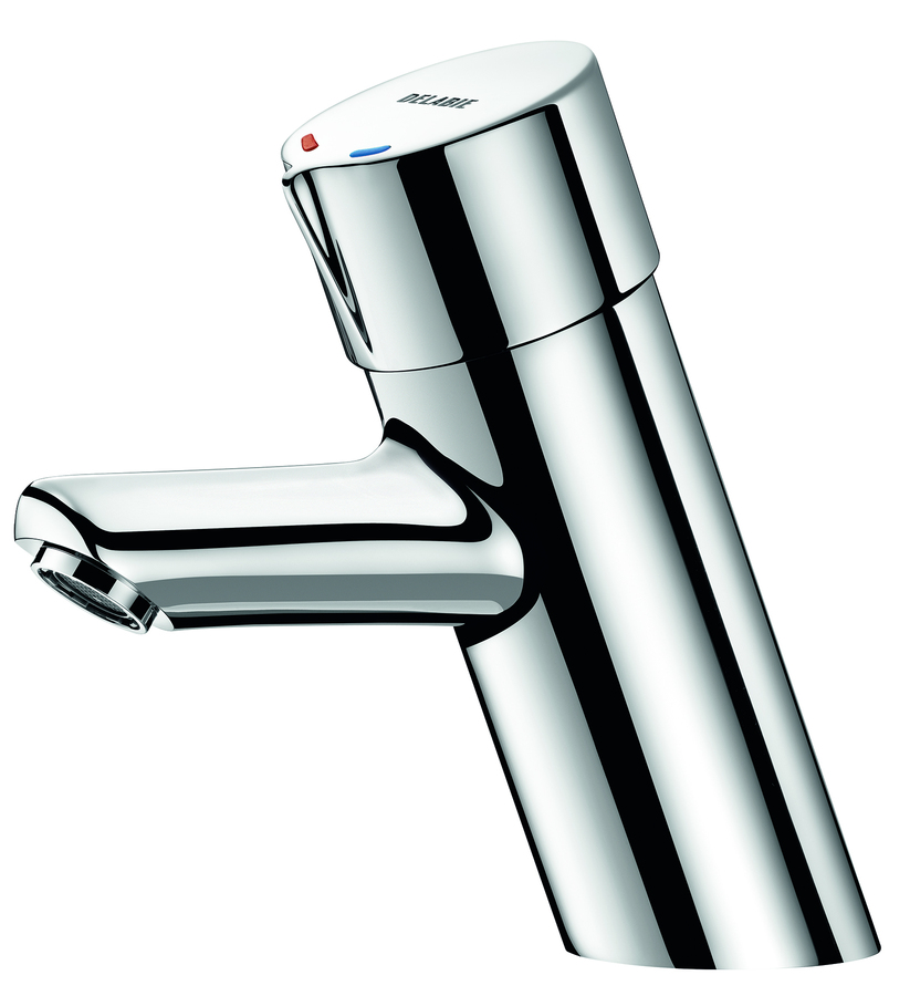 Mitigeur de lavabo temporisé TEMPOMIX avec robinet d'arrêt F3/8'' DELABIE 795000