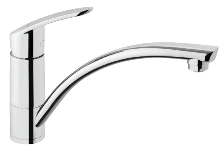 Mitigeur d'évier bec bas pivotant cartouche C3 VITRA A42086ENG