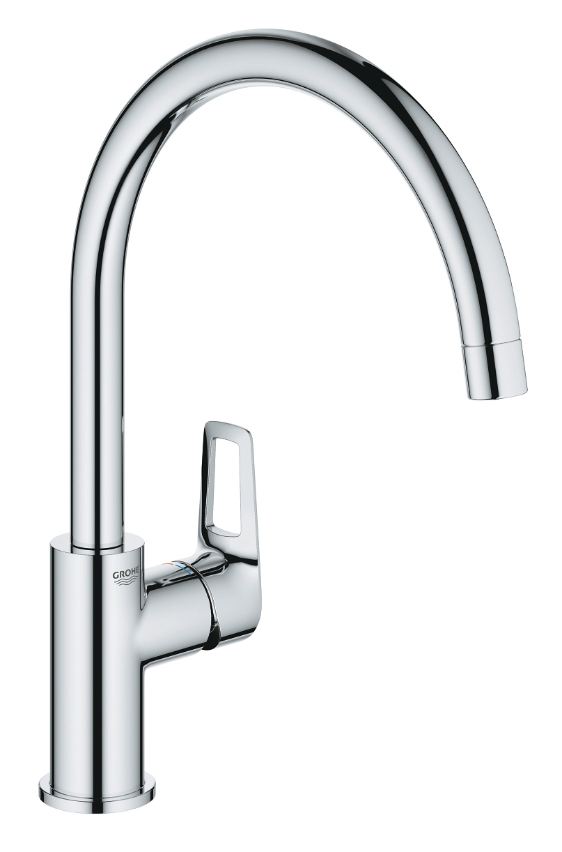 Mitigeur d'évier monocommande BAULOOP bec pivotant monotrou GROHE 31368001