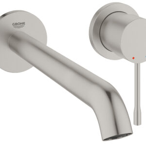 Mitigeur lavabo mural Essence 2 trous taille L GROHE 29193DC1