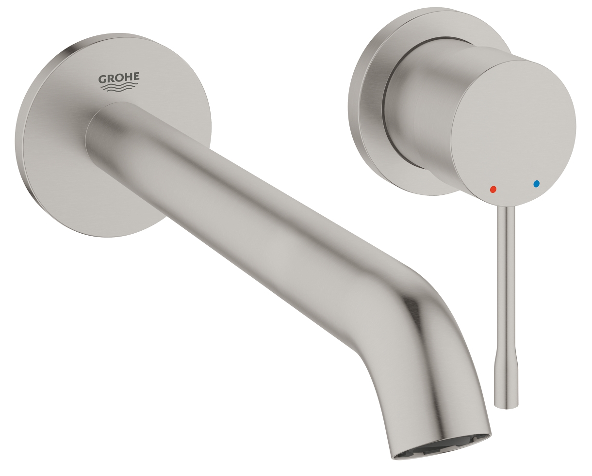 Mitigeur lavabo mural Essence 2 trous taille L GROHE 29193DC1