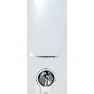 Module bouton tirage fixe à clé Blanc ISEO 94013004
