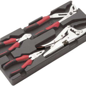 Module de 4 pinces chromées polies SAM OUTILLAGE P13-J4M