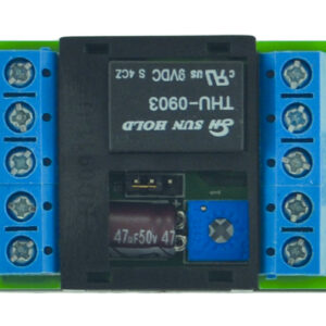 Module temporisation universel 12/24V AC/DC commande NO/NF IZYX TM200