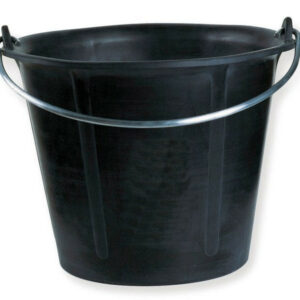 Seau de maçon 20 l polyéthylène noir MONDELIN