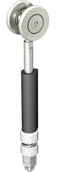 Monture d'extrémité à souder axe 12 mm galet acier MANTION 0352SOE