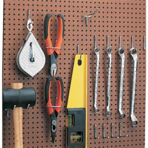 Kit Panneau Et Crochets Mottez, H.60 X L.90 X P.0.6 Cm