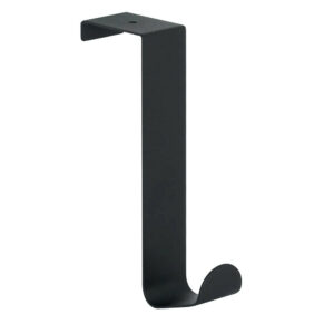 Crochet pour salle de bains pour porte simple, Lift, noir