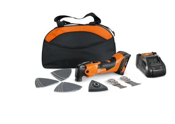 Multimaster 18 V AMM 500 AS + batterie 2 Ah + chargeur en sac nylon FEIN 71293869000