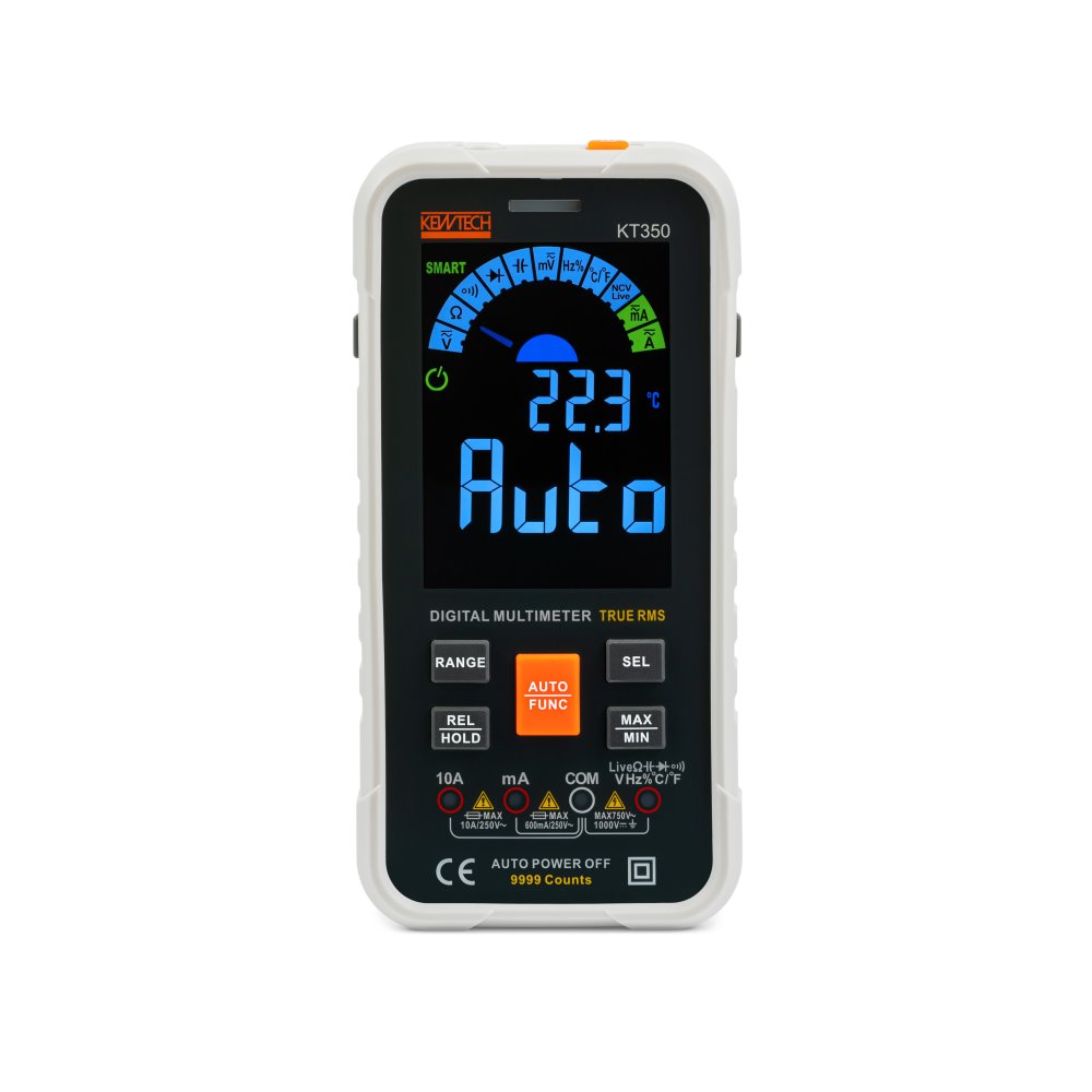 Multimètre numérique KT350 TRMS automatique 1000 V TURBOTRONIC 20010114