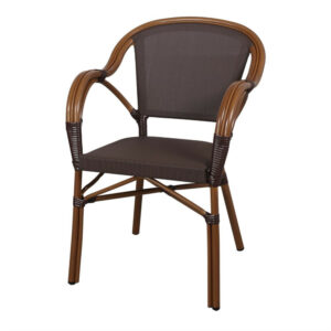 Chaise d’extérieur avec un style bistrot - modèle 039 - marron