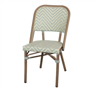 Chaise d’extérieur avec un style bistrot - modèle 040 - bleu eau