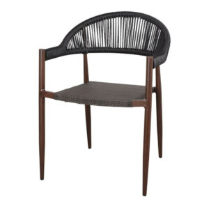 Chaise d’extérieur avec un style contemporain nordique - modèle 052 - marron