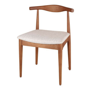 Chaise en bois avec un style Mid Century - modèle 013 - sable