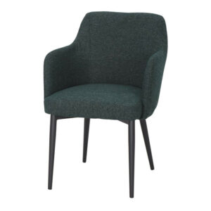 Chaise tapissée avec un style contemporain - modèle 007 - vert