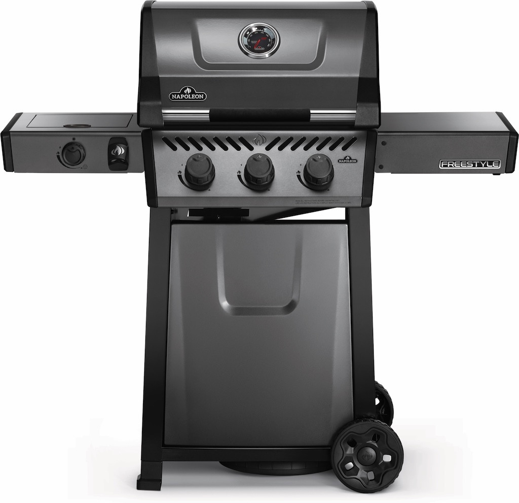 Barbecue à gaz - Freestyle 365SB - 3 brûleurs avec réchaud latéral - graphite