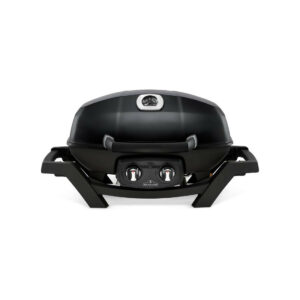 Barbecue à gaz portable - TravelQ PRO285 - 2 brûleurs - surface de cuisson 54 x 37 cm - grilles en fonte émaillée - couvercle en