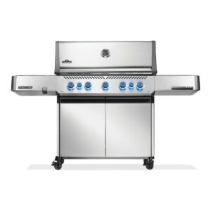 Barbecue à gaz - Prestige 665 RSIB - 5 brûleurs principaux - surface de cuisson 94x46cm - grilles en inox