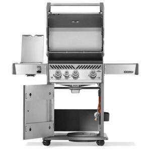 Barbecue à gaz - Rogue PRO 425 SIB Inox - 3 brûleurs principaux - surface de cuisson 60x45cm - grilles en fonte émaillée