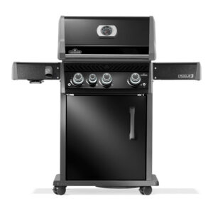 Barbecue à gaz - Rogue PRO 425 SIB Noir - 3 brûleurs principaux - surface de cuisson 60x46 cm - grilles en fonte émaillée