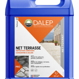 Nettoyant NET TERRASSE concentré pour terrasses bidon de 5 L DALEP 104004703