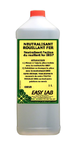 Neutralisant rouillant fer 1 L EASY LAB 0858-1