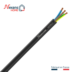 Câble Souple Ho7Rnf Noir, L.50 M