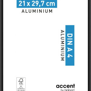 Cadre Accent, 21 x 29.7 cm, noir